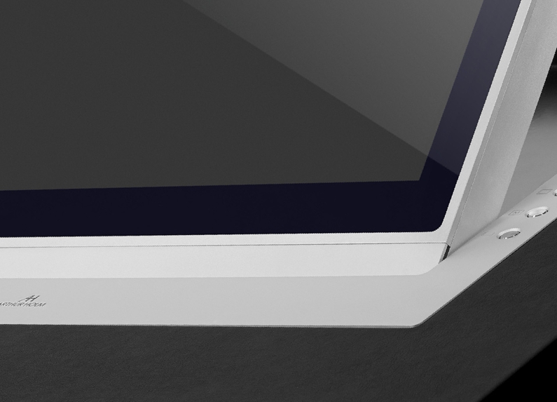 monitor di design con vetro antiriflesso