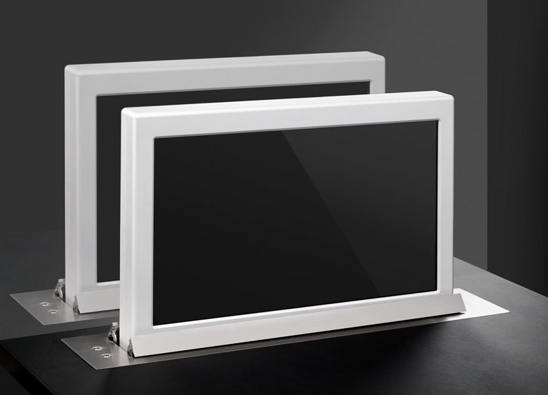 Monitor for reception desks