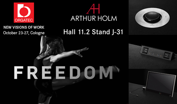 ¡Descubre el alma de Arthur Holm en ORGATEC 2018!