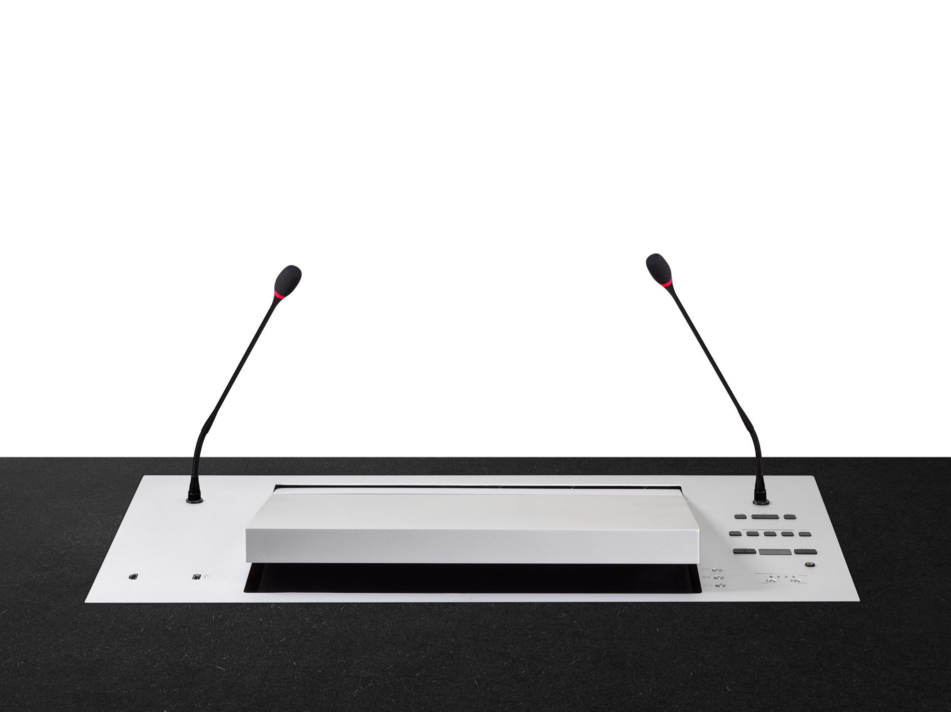 motorised monitor with voting system