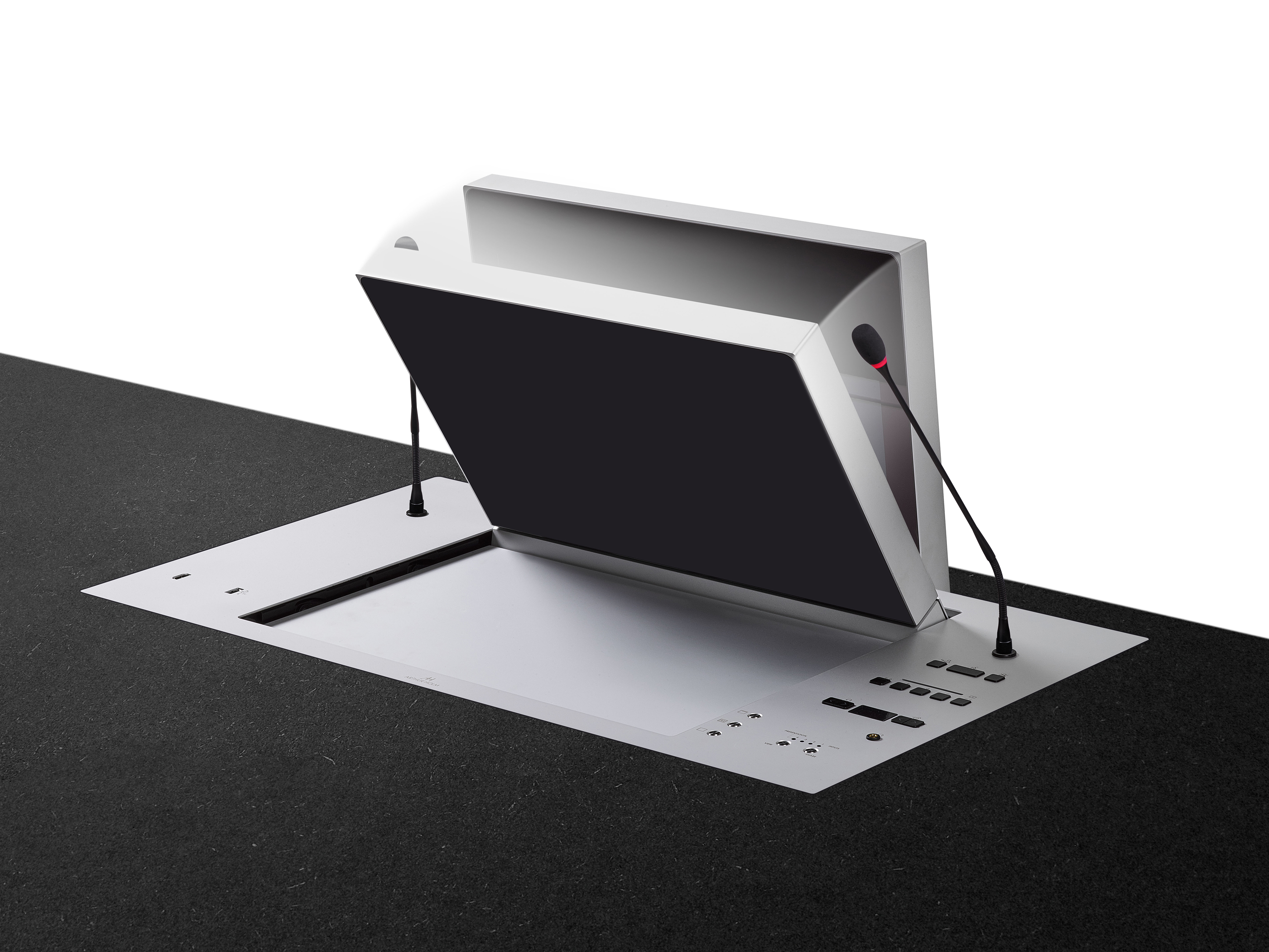 foldable monitor with rotation