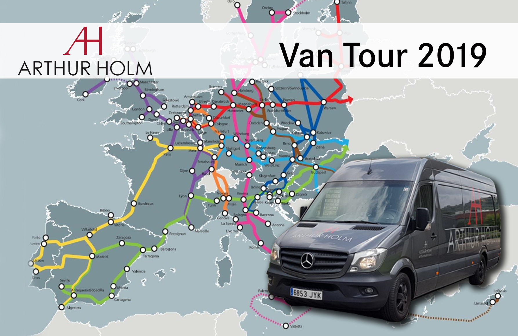 Scopri Arthur Holm dal vivo: il Van Tour 2019 è iniziato!