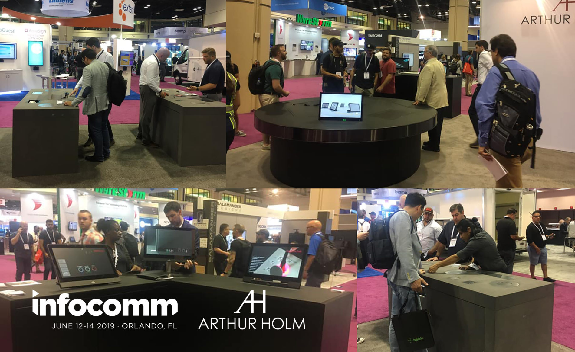 Thank you for visiting Arthur Holm at InfoComm 2019!