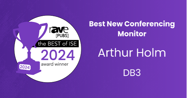 Best New Conferencing Monitor Award for the DB3
